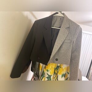 2 color blocks jacket size s
